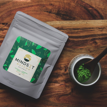 Load image into Gallery viewer, Ceremonial Matcha Bag and Powder on Spoon